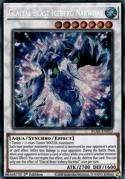 Glacial Beast Iceberg Narwhal (BLAR-EN033) [Battles of Legend: Armageddon]