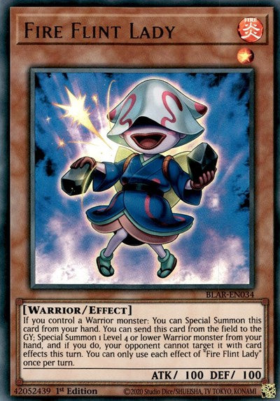 Fire Flint Lady (BLAR-EN034) [Battles of Legend: Armageddon]