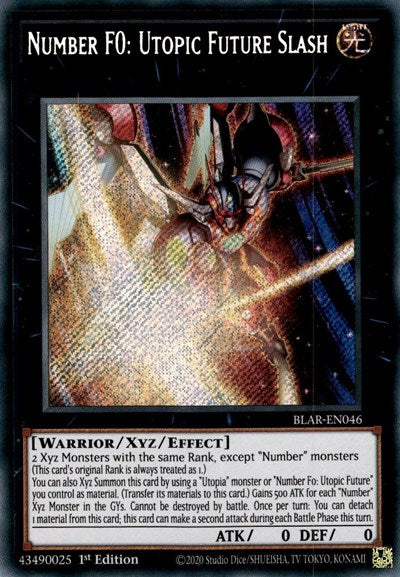 Number F0: Utopic Future Slash (BLAR-EN046) [Battles of Legend: Armageddon]