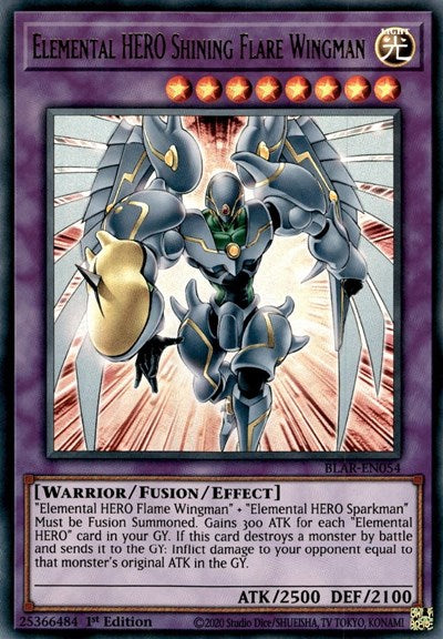 Elemental HERO Shining Flare Wingman (BLAR-EN054) [Battles of Legend: Armageddon]