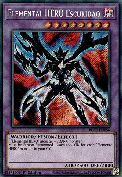 Elemental HERO Escuridao (BLAR-EN056) [Battles of Legend: Armageddon]