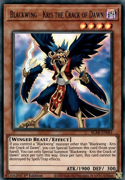 Blackwing - Kris the Crack of Dawn (BLAR-EN061) [Battles of Legend: Armageddon]