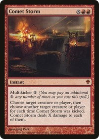 Comet Storm (Worldwake) (76) [Oversize Cards]