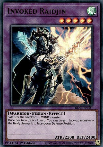 Invoked Raidjin (BLAR-EN081) [Battles of Legend: Armageddon]