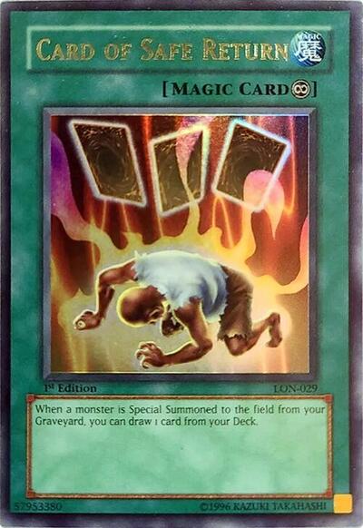 Card of Safe Return (LON-029) [Labyrinth of Nightmare]