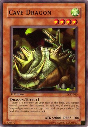 Cave Dragon (LOD-040) - Legacy of Darkness 1st Edition