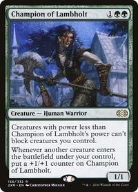 Champion of Lambholt (156) [Double Masters]
