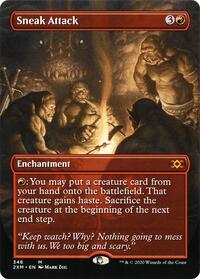 Sneak Attack (Borderless) (348) [Double Masters]