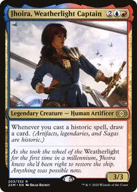 Jhoira, Weatherlight Captain (203) [Double Masters]