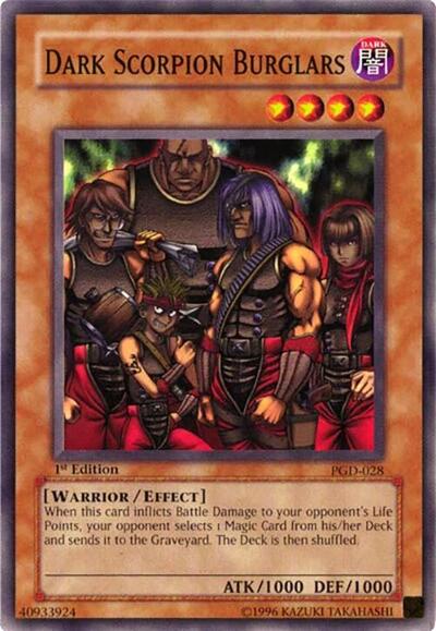 Dark Scorpion Burglars (PGD-028) [Pharaonic Guardian]