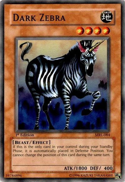 Dark Zebra (MRL-084) [Magic Ruler]
