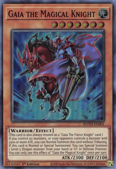 Gaia the Magical Knight (ROTD-EN001) [Rise of the Duelist]
