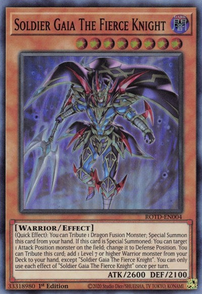 Soldier Gaia The Fierce Knight (ROTD-EN004) [Rise of the Duelist]