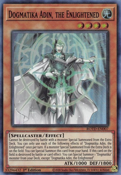 Dogmatika Adin, the Enlightened (ROTD-EN007) [Rise of the Duelist]