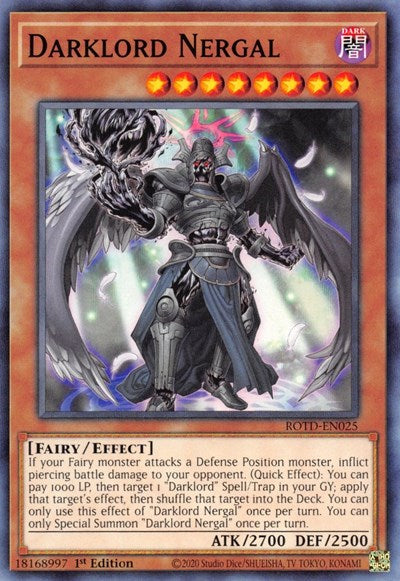 Darklord Nergal (ROTD-EN025) [Rise of the Duelist]