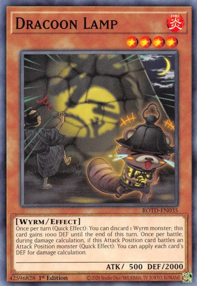 Dracoon Lamp (ROTD-EN035) [Rise of the Duelist]