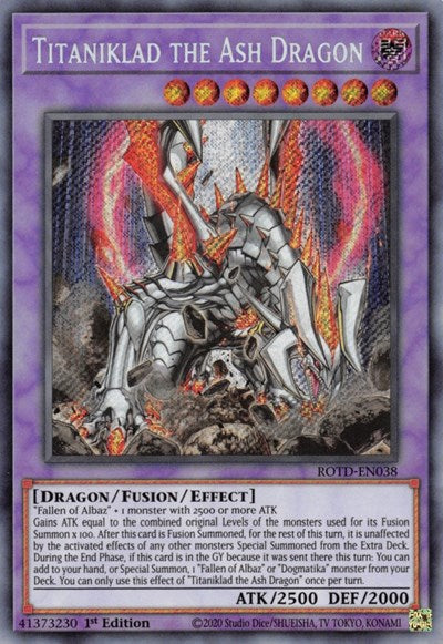 Titaniklad the Ash Dragon (ROTD-EN038) [Rise of the Duelist]