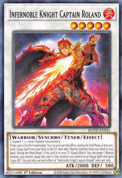 Infernoble Knight Captain Roland (ROTD-EN041) [Rise of the Duelist]