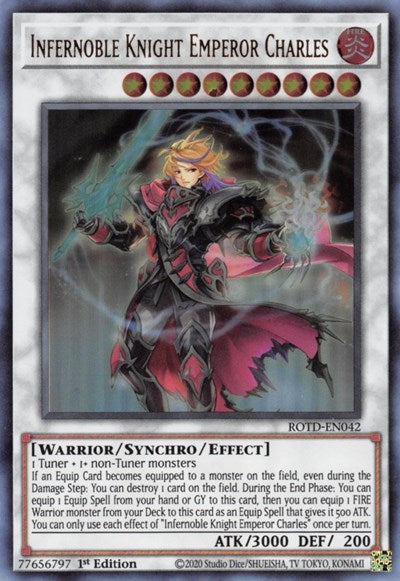 Infernoble Knight Emperor Charles (ROTD-EN042) [Rise of the Duelist]