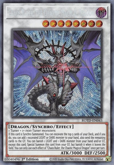 Chaos Ruler, the Chaotic Magical Dragon (ROTD-EN043) [Rise of the Duelist]