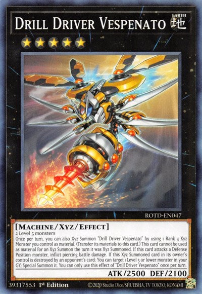 Drill Driver Vespenato (ROTD-EN047) [Rise of the Duelist]
