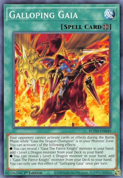 Galloping Gaia (ROTD-EN049) [Rise of the Duelist]