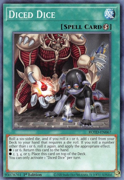 Diced Dice (ROTD-EN067) [Rise of the Duelist]