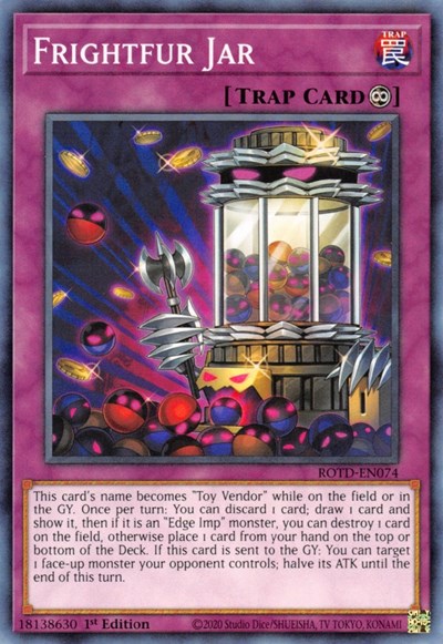 Frightfur Jar (ROTD-EN074) [Rise of the Duelist]