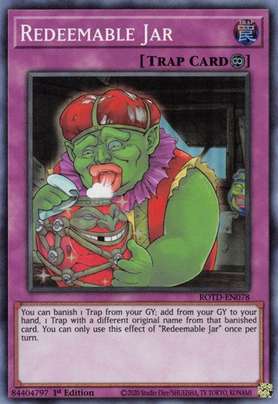 Redeemable Jar (ROTD-EN078) [Rise of the Duelist]
