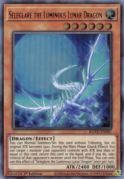 Seleglare the Luminous Lunar Dragon (ROTD-EN087) [Rise of the Duelist]