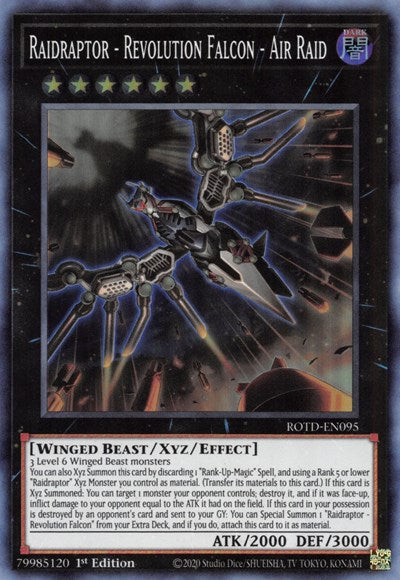 Raidraptor - Revolution Falcon - Air Raid (ROTD-EN095) [Rise of the Duelist]
