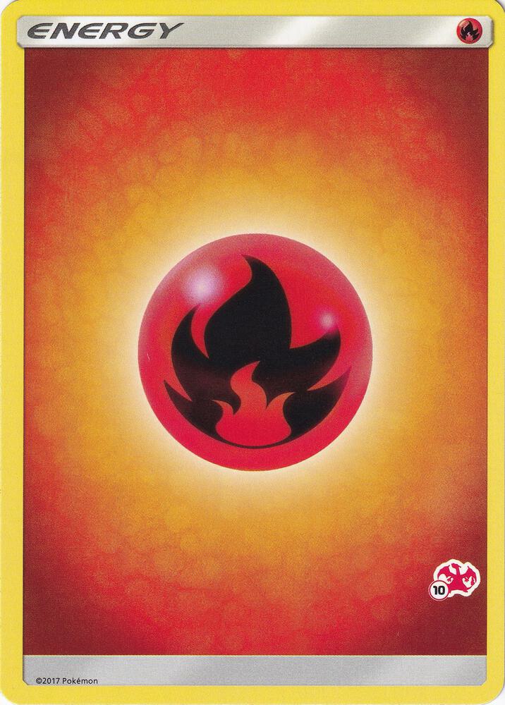 Fire Energy (#10 Charizard Stamped) [Battle Academy]