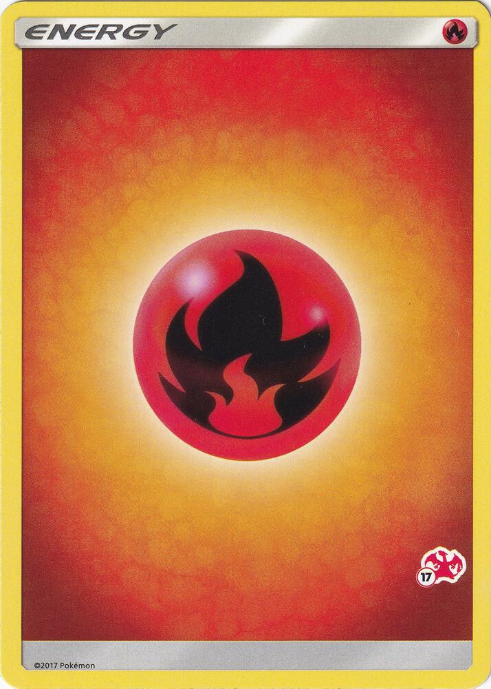 Fire Energy (#17 Charizard Stamped) [Battle Academy]