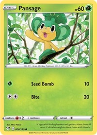 Pansage (006/189) [SWSH03: Darkness Ablaze]
