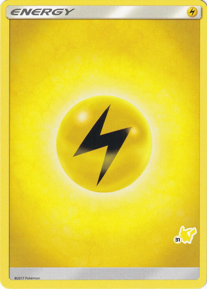 Lightning Energy (#31 Pikachu Stamped) [Battle Academy]