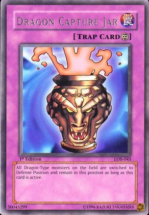 Dragon Capture Jar (LOB-045) - The Legend of Blue Eyes White Dragon Unlimited
