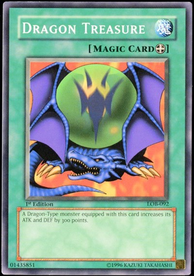 Dragon Treasure (LOB-092) [The Legend of Blue Eyes White Dragon]