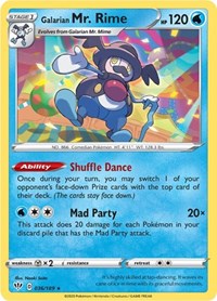 Galarian Mr. Rime (036/189) [SWSH03: Darkness Ablaze]