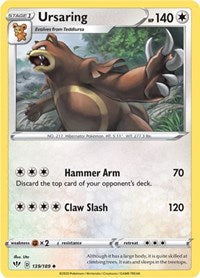 Ursaring (139/189) [SWSH03: Darkness Ablaze]