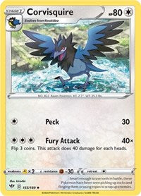 Corvisquire (155/189) [SWSH03: Darkness Ablaze]