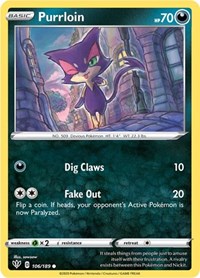 Purrloin (106/189) [SWSH03: Darkness Ablaze]