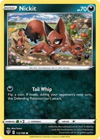 Nickit (112/189) [SWSH03: Darkness Ablaze]