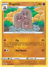 Dugtrio (085/189) [SWSH03: Darkness Ablaze]