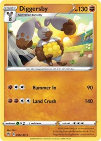 Diggersby (096/189) [SWSH03: Darkness Ablaze]