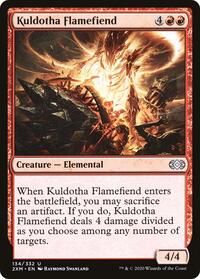 Kuldotha Flamefiend (134) [Double Masters]