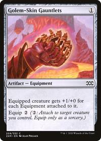 Golem-Skin Gauntlets (259) [Double Masters]