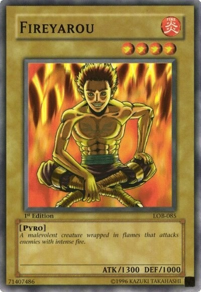 Fireyarou (LOB-085) [The Legend of Blue Eyes White Dragon]