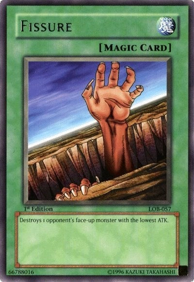 Fissure (LOB-057) [The Legend of Blue Eyes White Dragon]