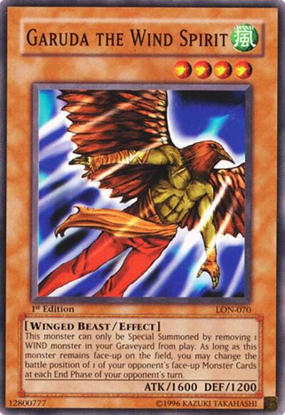 Garuda the Wind Spirit (LON-070) [Labyrinth of Nightmare]