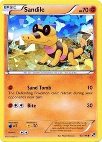 Sandile - 63/114 (Cracked Ice Holo) (063/114) [Miscellaneous Cards & Products]